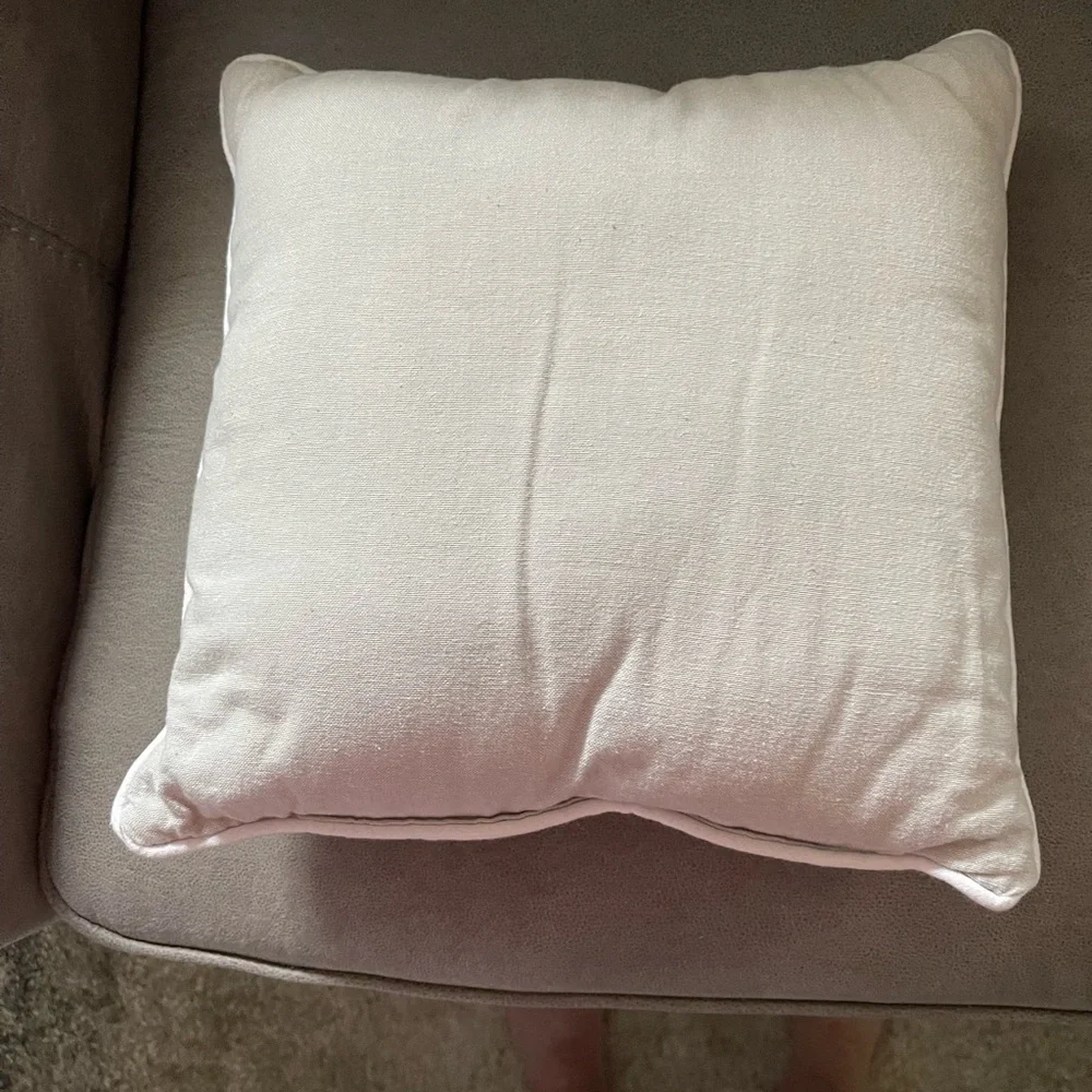 His & Hers Grey and White Accent Pillows